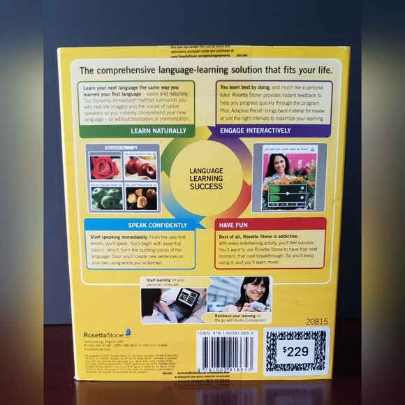 Rosetta Stone Language Learning Software - Picture 2 of 7